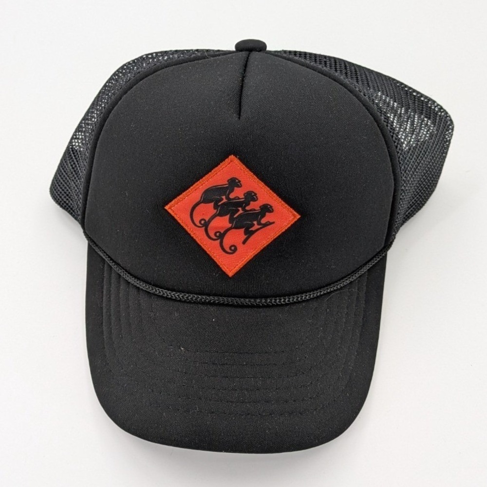 Monkey Shoulder Whiskey Brewery Baseball Cap Scotch Black Snapback Mesh‎